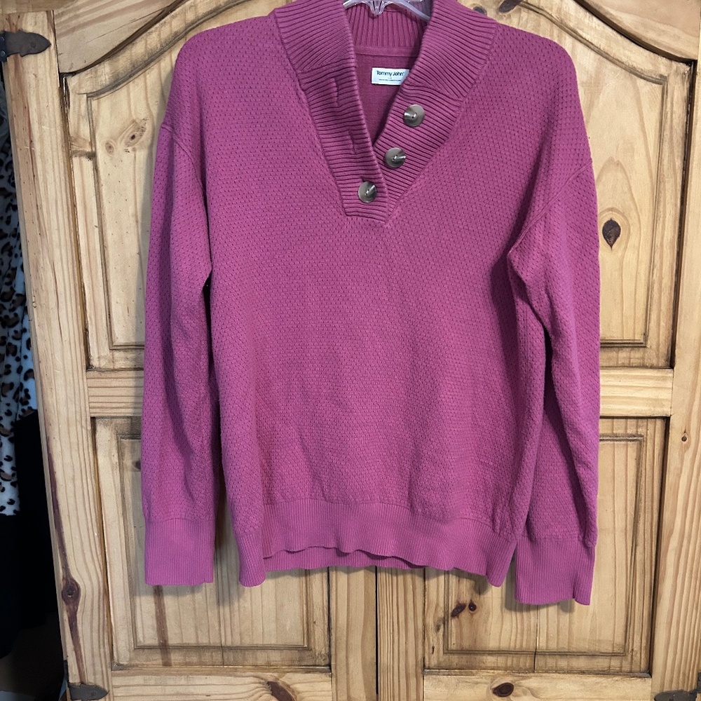 Tommy John’s Women’s Henley Lounge Sweater.